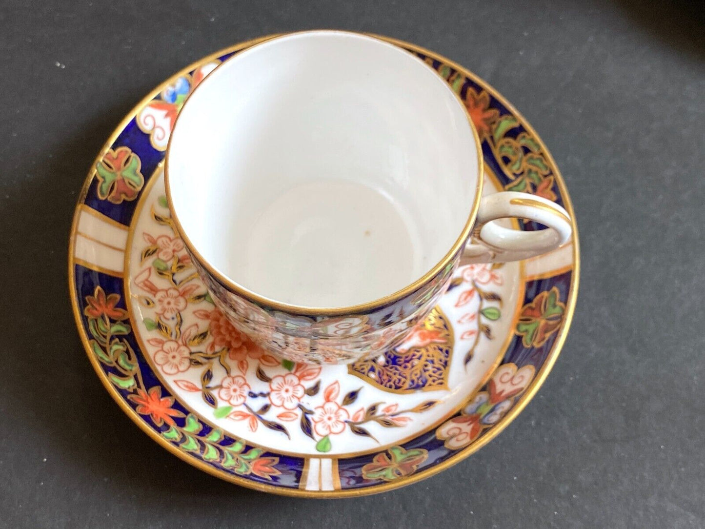 c. 1877 – 1890 Royal Derby Crown old Imari teacups with saucers, set of 6, RARE!