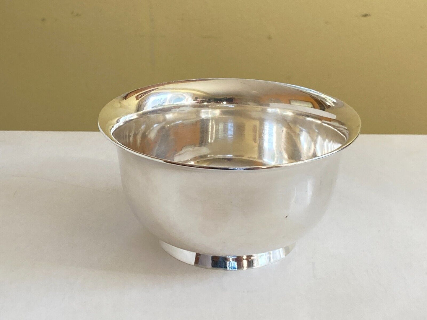 Tiffany Co. Sterling silver American Colonial footed bowl, #19054, 4 1/4'' Dia