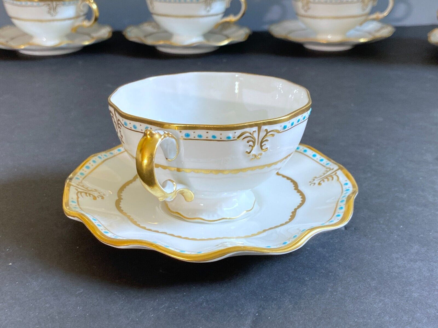 Royal Crown Derby Lombardy bone china dinner service for 12