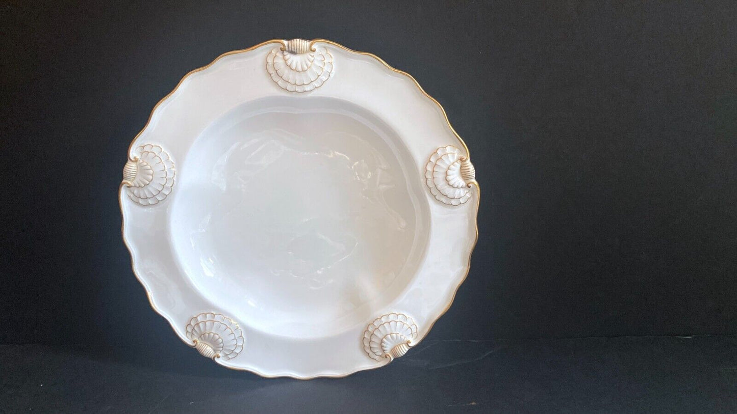 Set of 8 Tiffany & Co. collector Plates by Royal Worcester, raised shell design