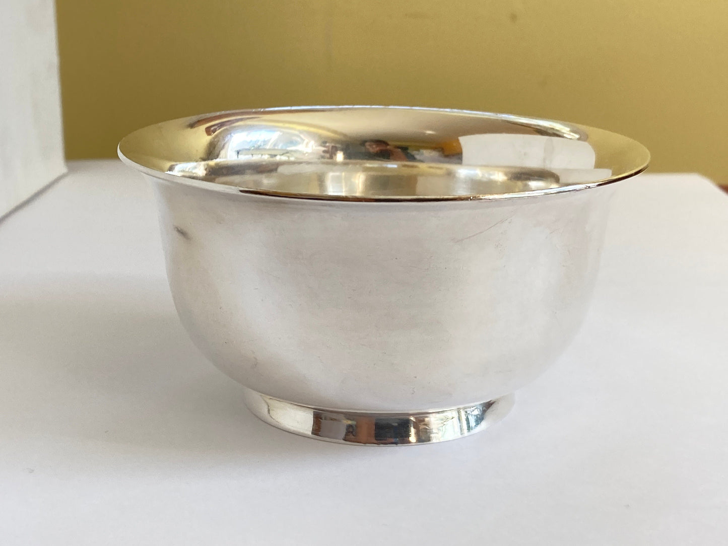 Christmas sale!Tiffany Co. Sterling silver American Colonial footed bowl, #19054, 4 1/4'' D