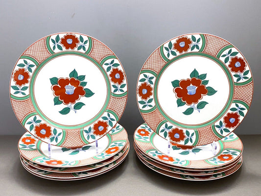 Set of 10 Tiffany & Co. Fitz Floyd Imari plates, 9 1/8 inches