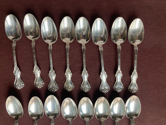 Whiting "DUKE OF YORK'' sterling silver teaspoon, 6'' L,Y1900, price is for 1