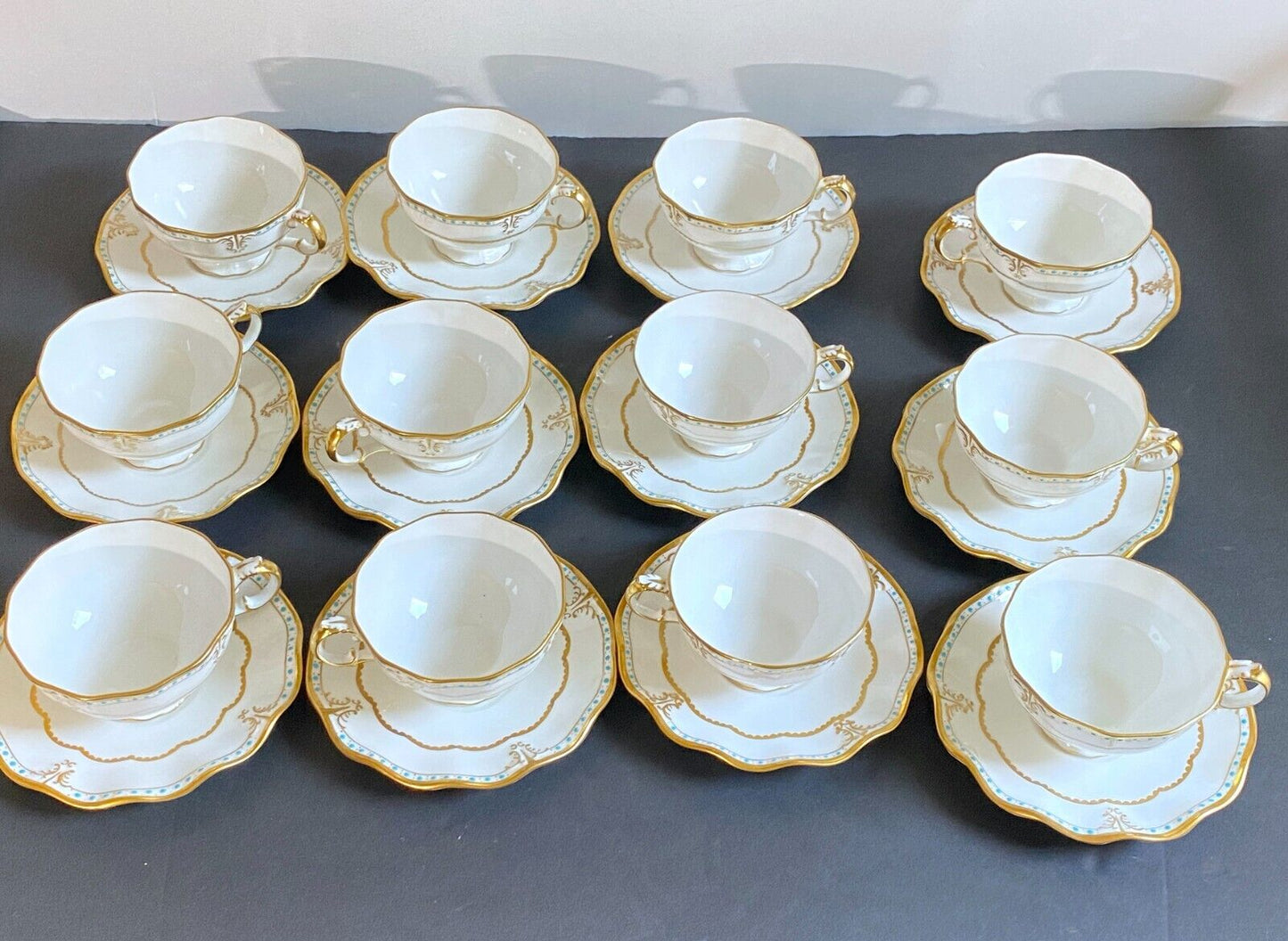 Royal Crown Derby Lombardy bone china dinner service for 12