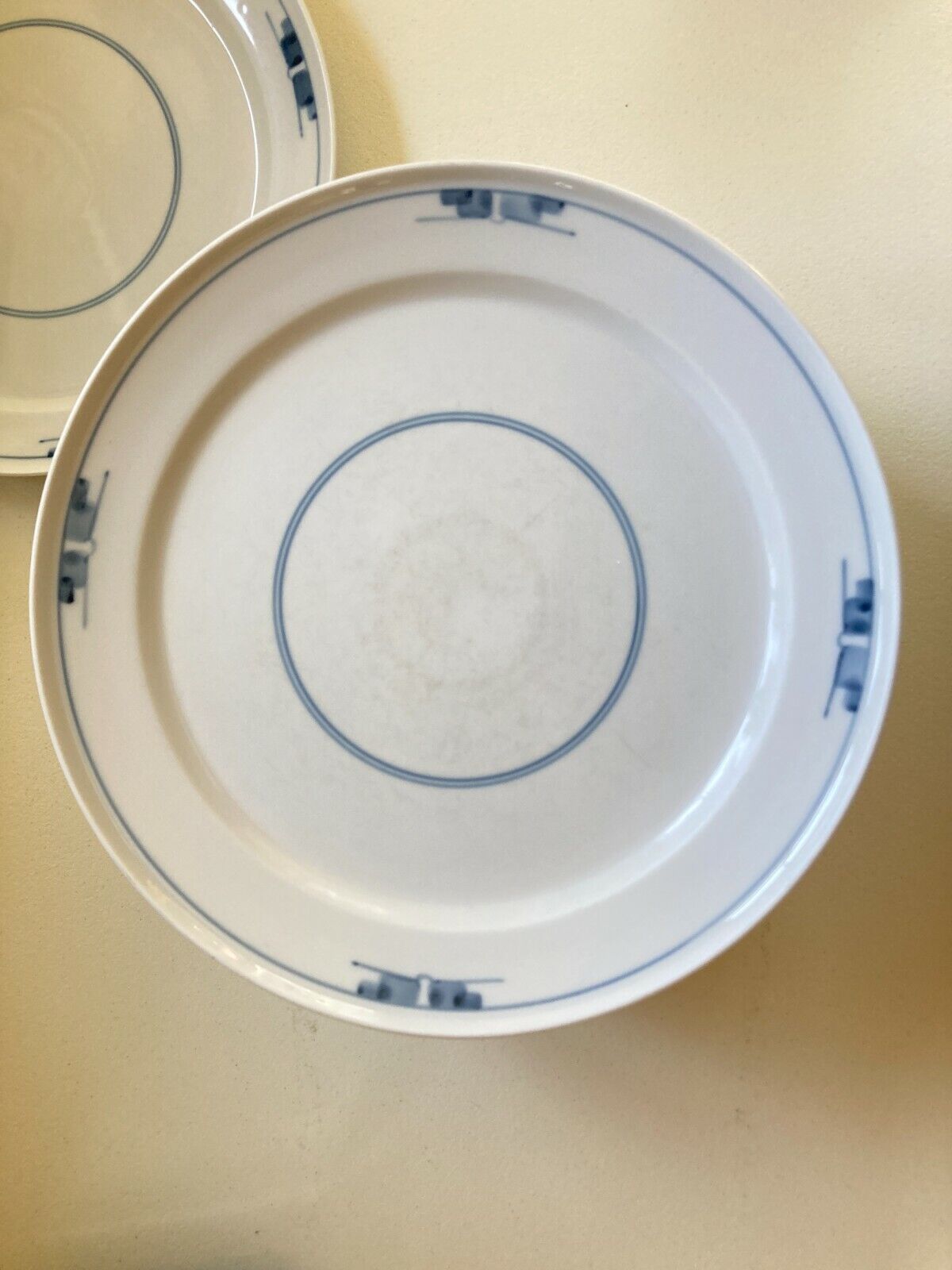 Set of 14 Royal Copenhagen Gemina b&b plates,Gertrud Vasegaard,Blue and White