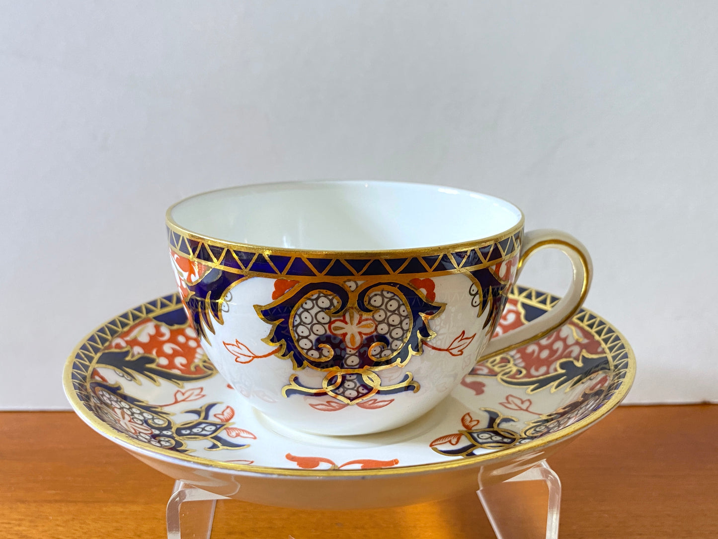 ca.1901-1912 Royal Crown Derby "Kings" ( #1720) Imar bone china teacups, set 8