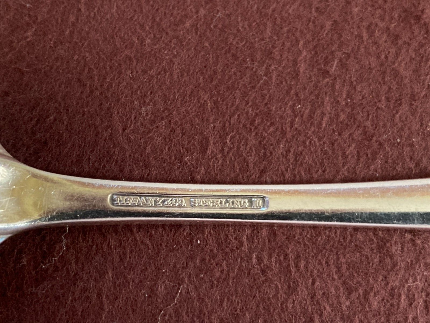 Tiffany & Co Sterling silver "Faneuil” serving spoon, 8 3/4'', c.1870, nice