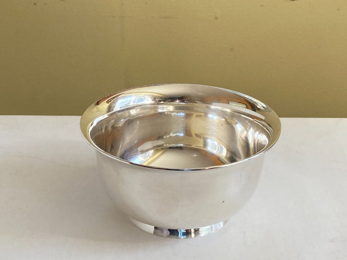 Tiffany Co. Sterling silver American Colonial footed bowl, #19054, 4 1/4'' Dia