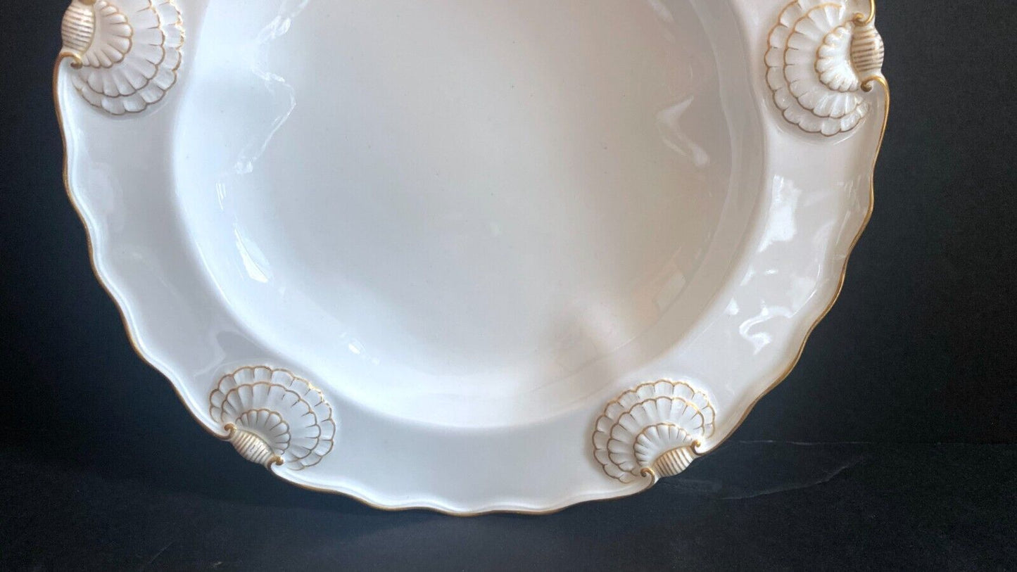 Set of 8 Tiffany & Co. collector Plates by Royal Worcester, raised shell design