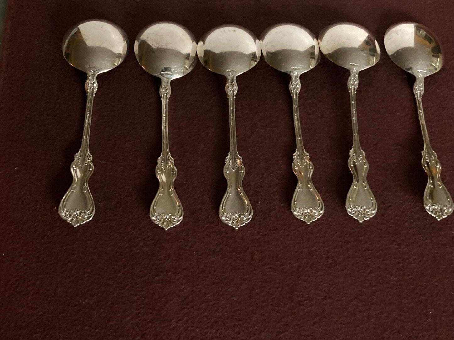 Whiting DUKE OF YORK sterling silver soup spoon,6 3/4'' L, Price for one spoon