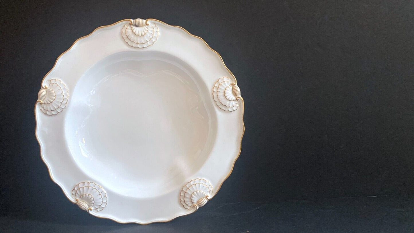 Set of 8 Tiffany & Co. collector Plates by Royal Worcester, raised shell design