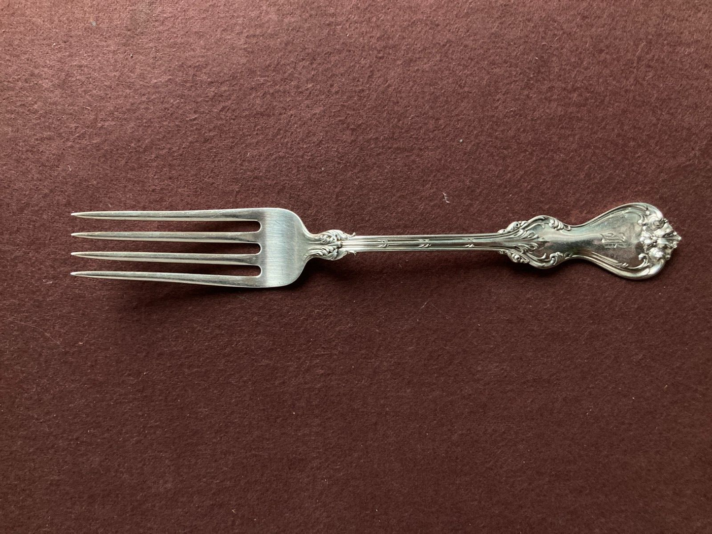 Whiting "DUKE OF YORK'' Sterling Silver Luncheon forks, 6 3/4'' L, Y1900