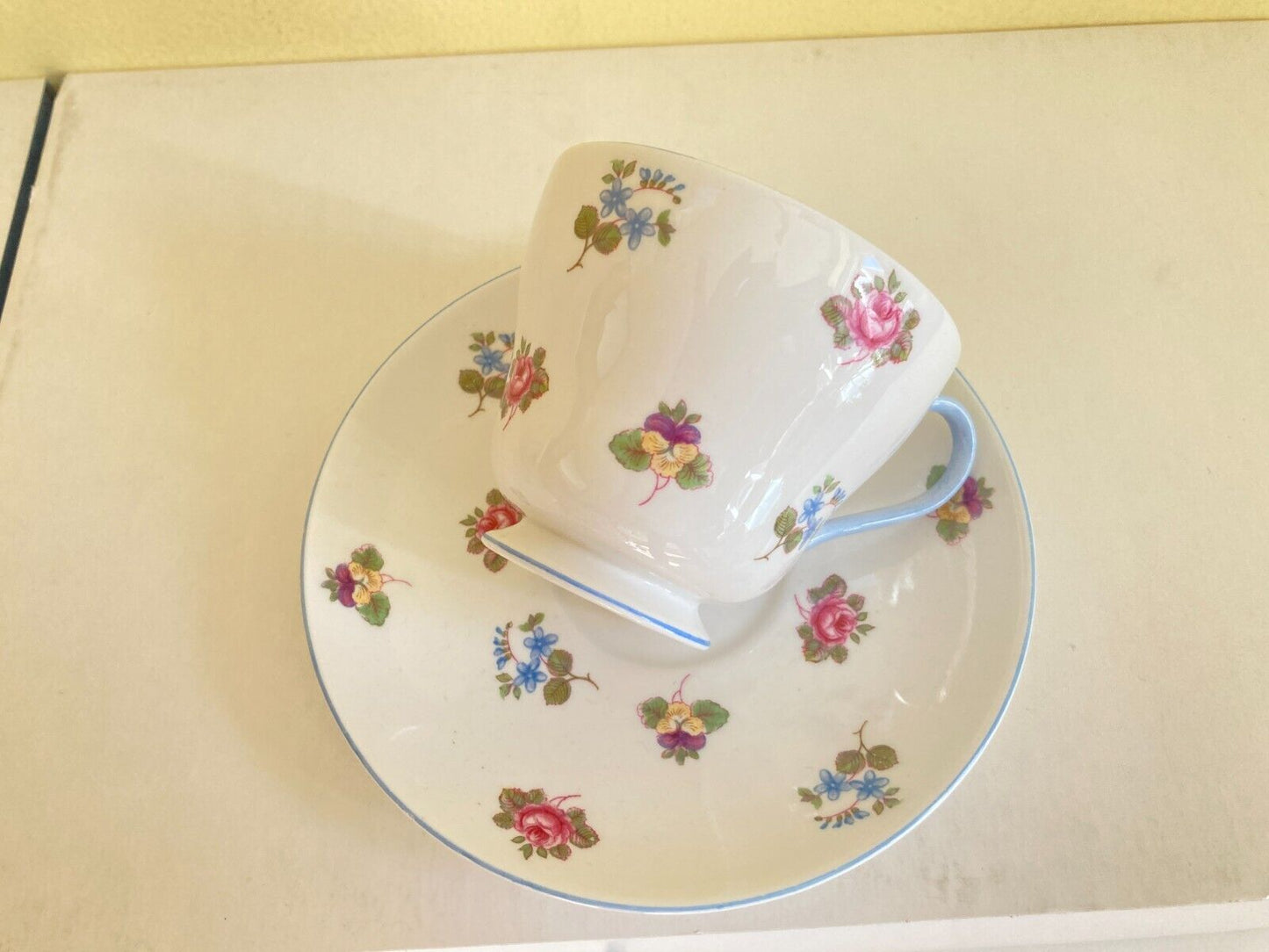 England Shelley porcelain "Rose Pansy, Forget-Me -Not" Tea service, 36pcs