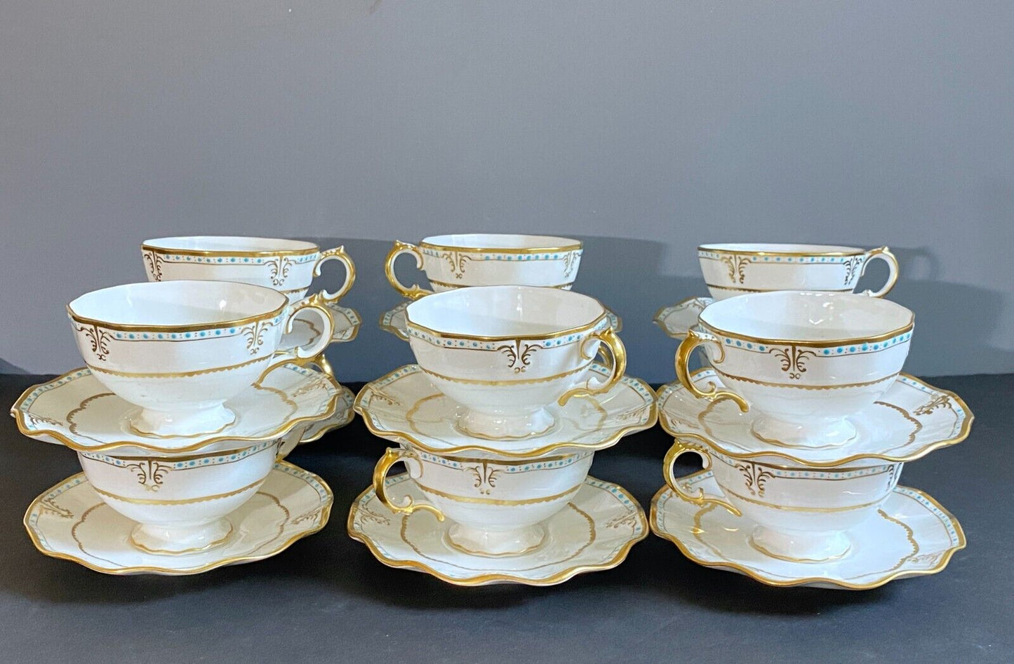 Royal Crown Derby Lombardy bone china dinner service for 12