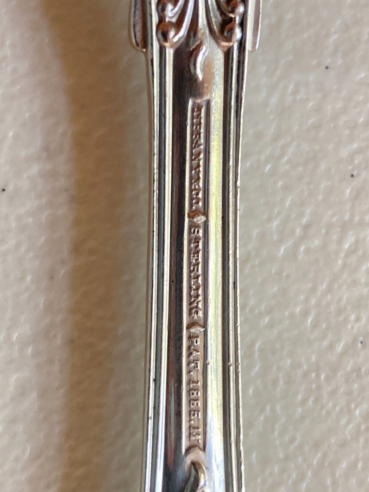 Set 7 Tiffany English King Sterling Silver luncheon Forks 6 7/8 Inches, no mono